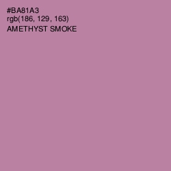 #BA81A3 - Amethyst Smoke Color Image